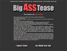 Tablet Screenshot of bigasstease.com